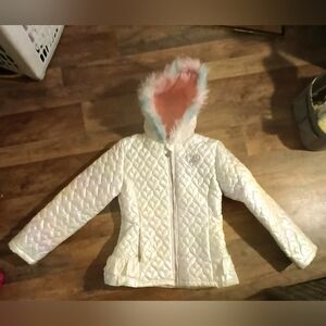 Quilted Jacket size 14 kids Betsey Johnson winter coat